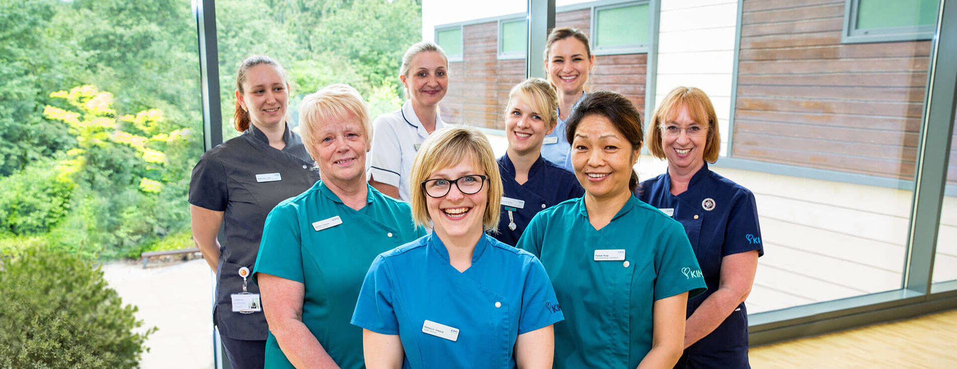 group of KIMS Hospital staff from a variety of departments