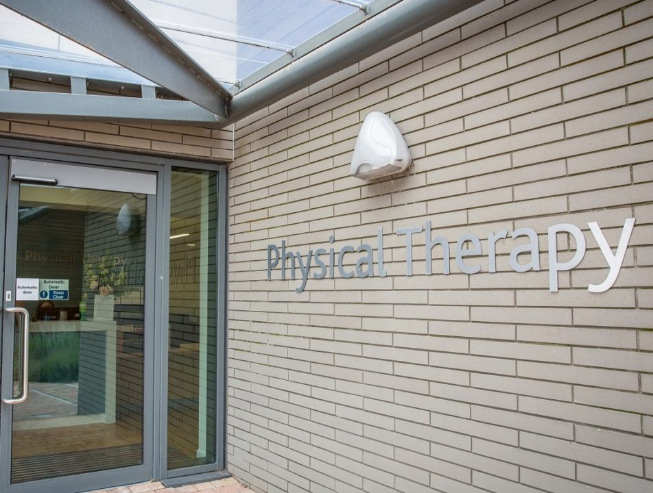Physical therapy department entrance at KIMS Hospital